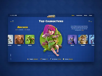 Clash Royale Character Screen game supercell website
