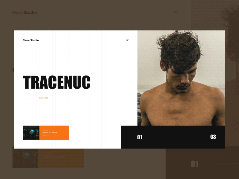 Muse.Studio 5 brand design inspiration interaction lookbook minimal motion photo photography portfolio transition ui