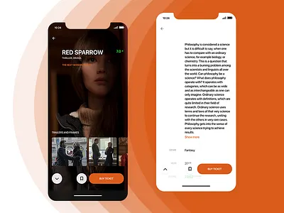 Alim :: Cinema applications cinema clean clear grid mobile ui ux web