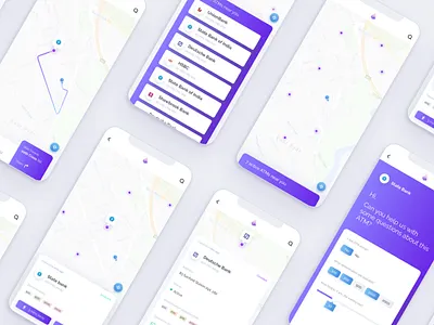 LAT - Atm tracker app atm gradient minimal tracker uiux