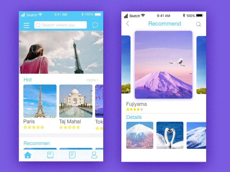 Student work－Zeng Qiaoxia app dayu gif ios iphone music photoshop principle sketch ui
