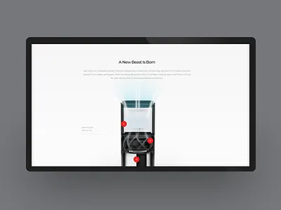 Aeris arise clean cleaner gradient interface minimalistic parallax ui ux web