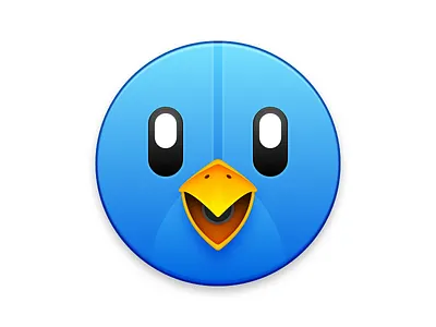 Tweetbot 3 Icon (download) bird download free icon icons macos osx tweetbot twitter ui ux vector