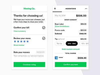 Customer Dashboard android app dashboard ios mobile moving responsive ui ux website
