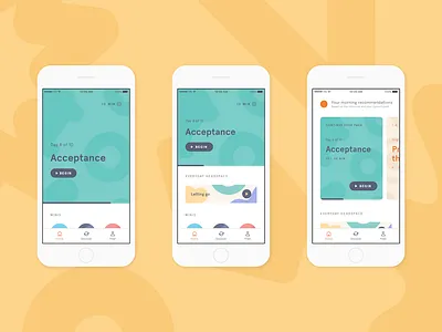 Iter8 app color interface iteration mobile pattern ui