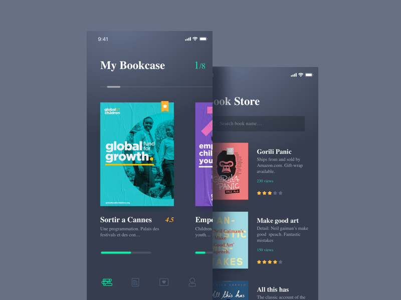 reading text application