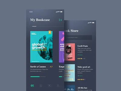 Reading application ui