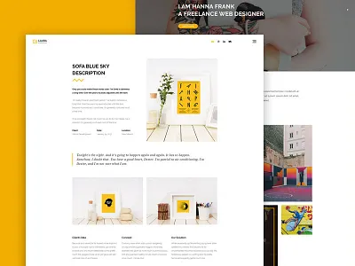 Laura Theme clean multipurpose portfolio psd template themeforest ui webdesign website