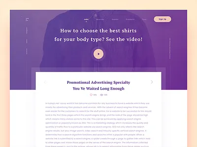 Landing Page Exploration article landing landing page ui ux web web page