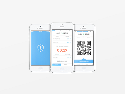 Mobile Boarding Pass airline app boarding mobile pass