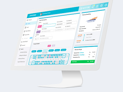 Dashboard Interface - Train Booking (b2b) 1/3 b2b business to business dashboard train travel ui design user interface