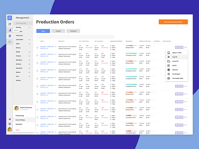 App re-design app data design system icons symbols table design test screen