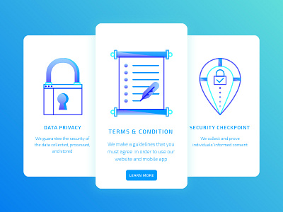 General Data Protection Regulation (GDPR) Icon condition data data privacy gdpr icon landing page privacy security checkpoint term terms terms and condition