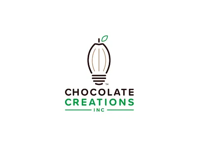 Chocolate Creations Inc. adobe chocolate cocoa design graphic illustration illustrator logo rebrand typography