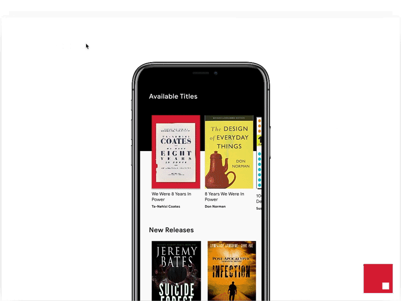 Audible Interaction animation audible audiobooks gallery invision studio ui ux
