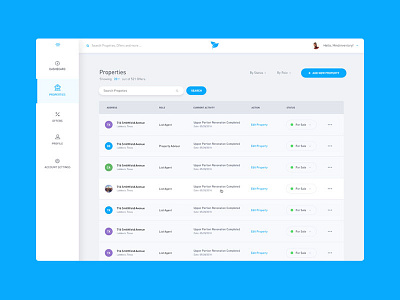 Property Listing & Filter UI Concept dashboard dashboardui portal ui ux webappui webdesign