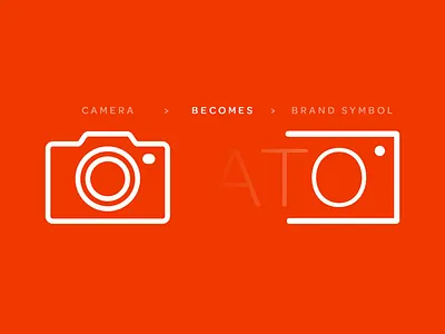 Renato Gomes - Brand black brand branding icon logo photo photographer photography red white