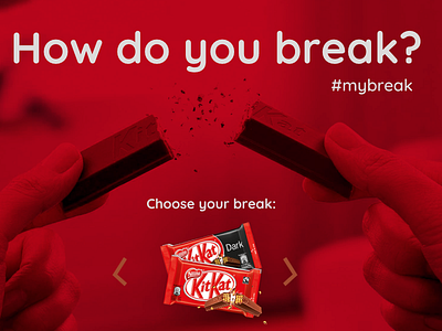Kit Kat Landing page