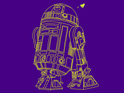 40 Years of Star Wars Lore Illustrations fandom illustration pop culture r2 d2 star wars