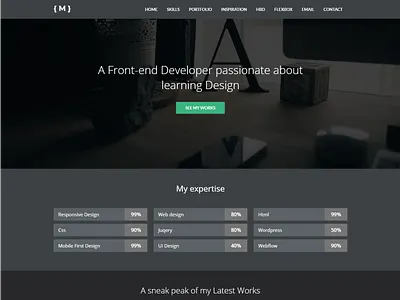 Old portfolio website
