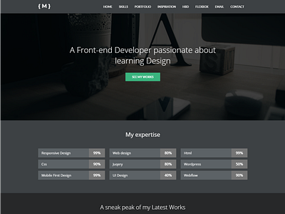 Old portfolio website