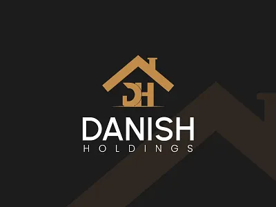 DANISH HOLDINGS - LOGO DESIGN brand identity designer branding creative logo design graphic art graphic design graphic designer lettermark logo logo logo design logo designer logoinspirations marketing modern logo real estate logo visual identity designer