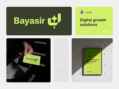 Marketing Logo, Consulting Firm Logo, Growth Logo, Startup Logo ai logo arabic b logo branding clever communication consulting firm ecommerce growth icon intelligence logo logodesign marketing logo modern logo modern tech logo saas logo solution star startup