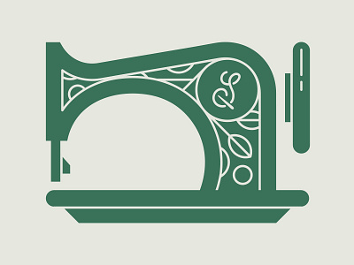 Synu Seamstress identity graphics guidelines identity logo machine monogram pattern sew sowing toolkit visual