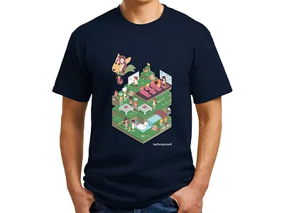 Lechazoconf 2018 Shirt balloon conference conferences event green illustration isometric lunch t shirt