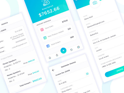 Dealers Mobile App bonus edit profile home icon list mobile app notification product detail profile
