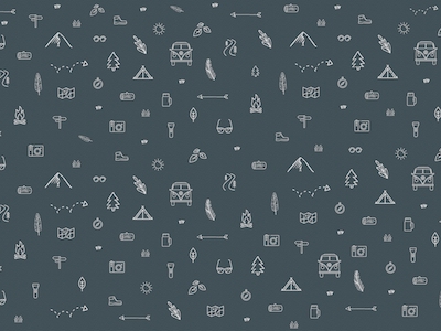 Patterned Outdoor Graphic Background adventure graphic design road trip wanderlust