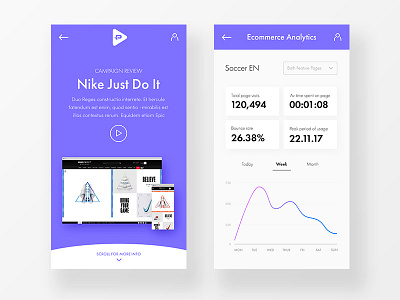 Pro:Direct Review Site analytics desktop interface mobile nike pro:direct responsive ui ux
