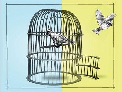 Homage to Magritte pt.1 digital art graphic design illustration