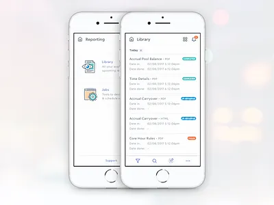 Mobile Reports Library feather ios iphone reporting reports ricardo