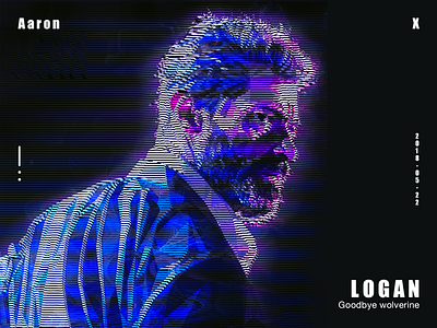 Logan cartoon color cool dark head illustration mysterious portrait