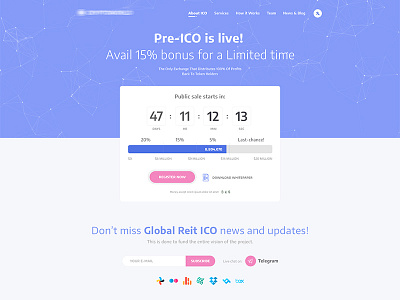 CryptoTheme / Web Site Design coin design site ui ux web