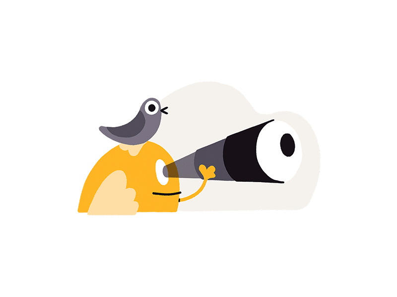 Universe illustration style 2d animation character fun illustration product illustration