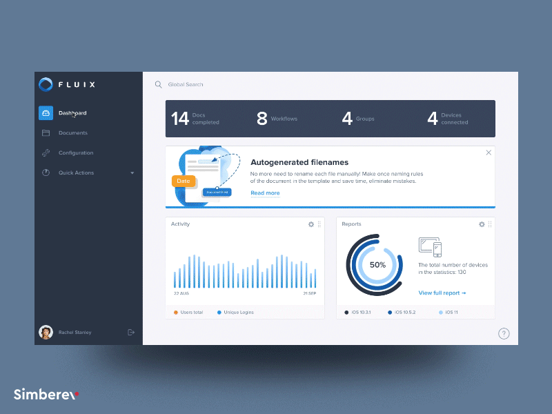 Dashboard web dashboard documents editor pdf saas service ui ux web website