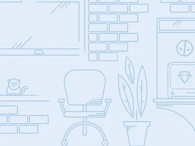 Simple line art flat design background backdrop background easter egg flat design illustrator vector