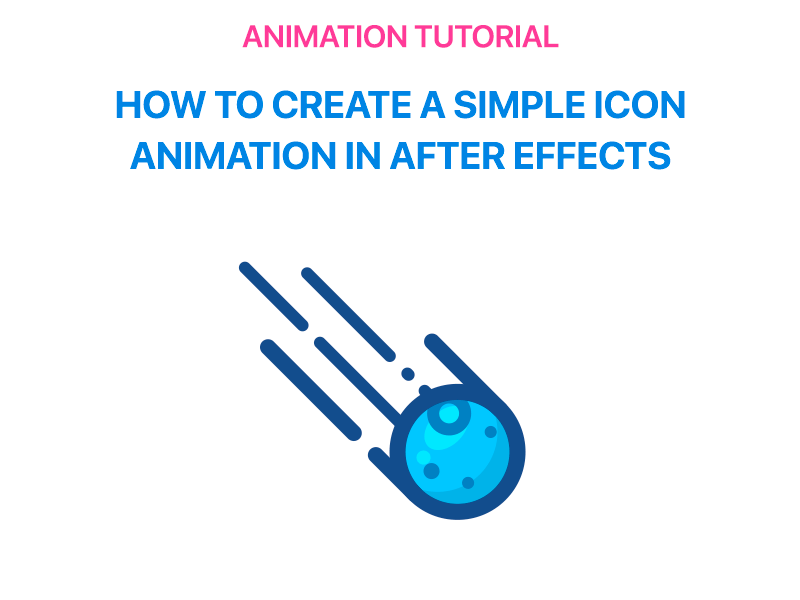 Animation Tutorial animation asteroid design icon illustration motion outlane planet space star tutorial vector