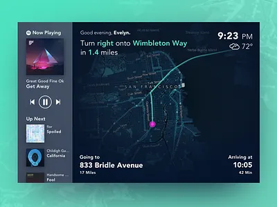 Car Interface 034 car interface daily ui design challenge ui ux
