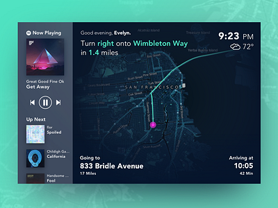 Car Interface 034 car interface daily ui design challenge ui ux