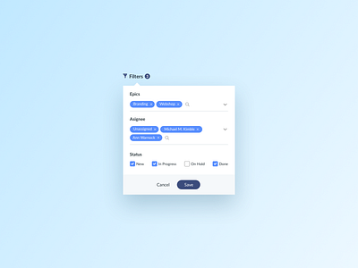 Filters UI Design filter filter ui ildiesign ildiko ignacz kit ui ui ui design ui kit ui pattern ux ux design