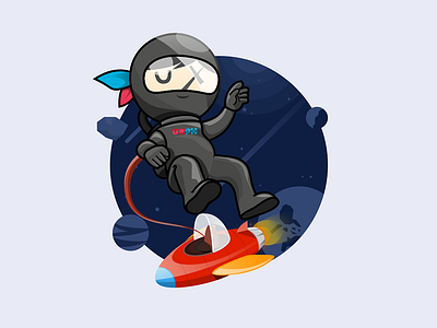 UXPH Sticker | Space character design conference creatives design event illustration pixel poster sticker toys ux uxph