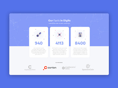 CryptoTheme / Web Site Design crypto numbers web