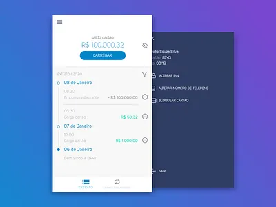BPP holder account balance card credit card finance management money pre paid