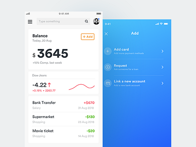 Finance app_2 app bank calendar card dark data finance iphone x layout statistics ui ux