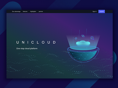 Web site design cloud products technology web