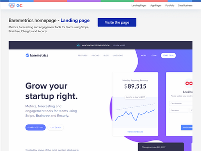 Details Page design inspiration ui web