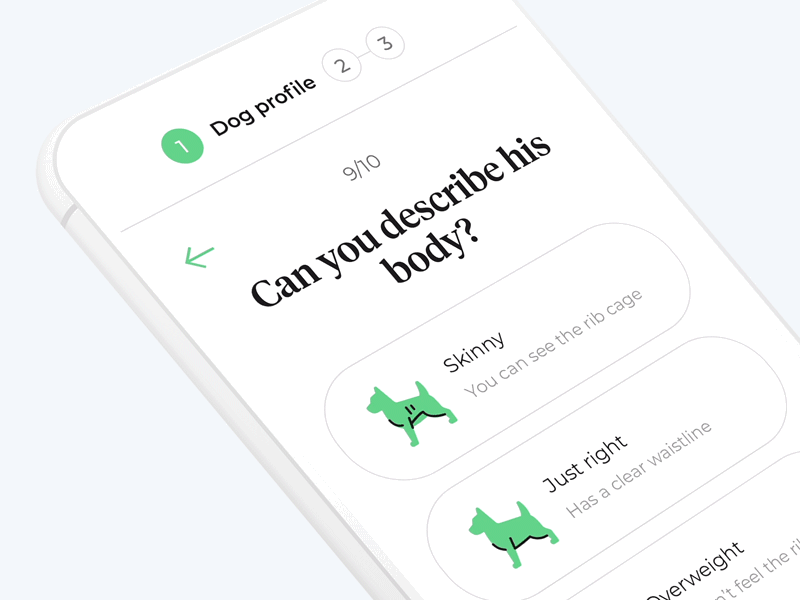 JustFoodForDogs Club Mobile dog food pets signup subscription ui ux website